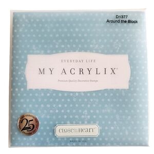 M01 * Close To My Heart My Acrylix D1377 Around The Block Stamp Set